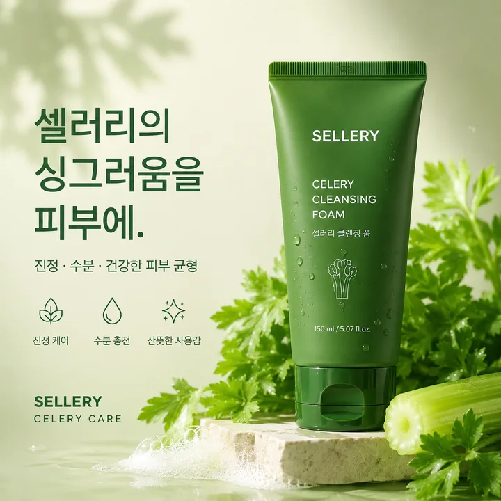 Selleryのみずみずしさを肌に。鎮静、うるおい、健やかな肌バランス